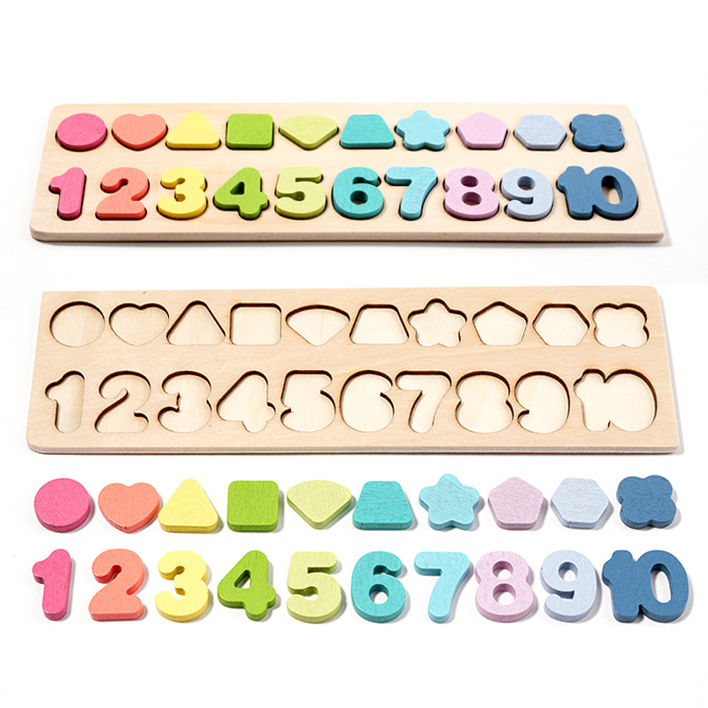 ER en un puzzle de logaritmo de forma alienígena para niños puzzle de pesca temprana forma de animales digitales pareja madera jugar