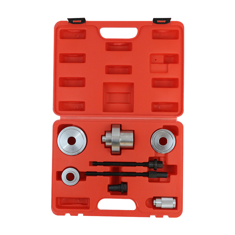 Adecuado para Volkswagen POLO, herramienta de desmontaje de bujes de suspensión trasera, desmontador de bujes, herramienta de reparación de automóviles y mantenimiento de automóviles