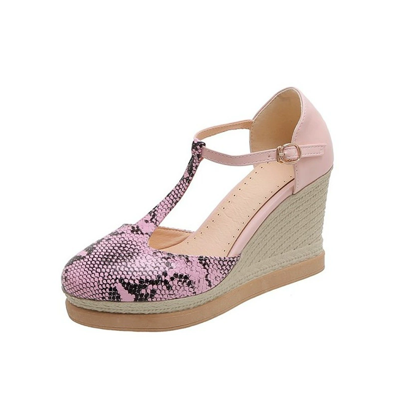 Большие размеры 40-43, сандалии Baotou большого размера, женская обувь, цвет торта Chengdu, Рим, внешняя торговля