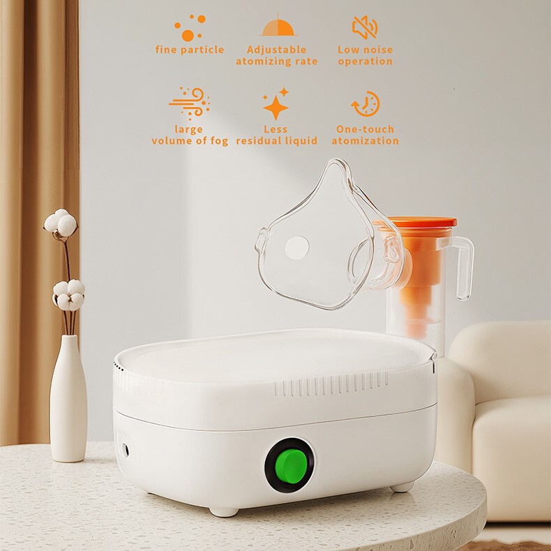 Compressed Nebulizer for Medical Use, Suitable for Adults, Children, and the Elderly, Household Air-Compression Atomization Measuring Instrument, Neutral for Foreign Trade