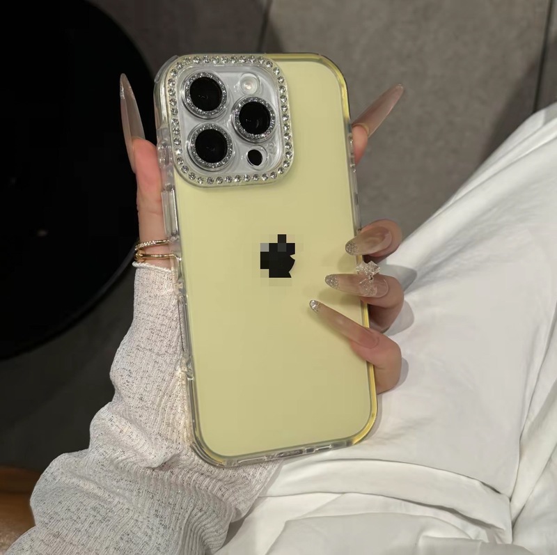 ins高颜值果冻KT猫边框适用苹果16promax手机壳iphone15全包13/14|undefined