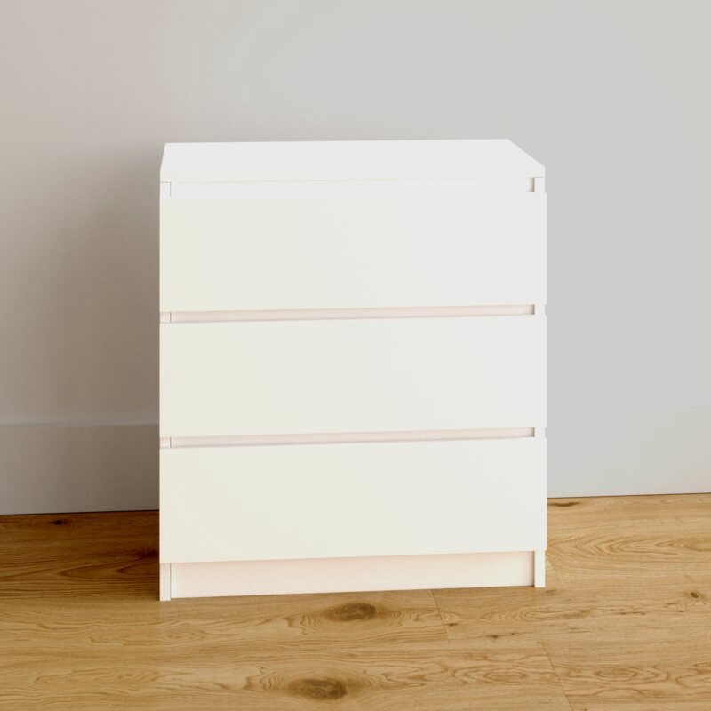 Simple moderna mesita de noche gabinete lateral blanco gabinete lateral de almacenamiento sala de estar dormitorio simple gabinete de almacenamiento
