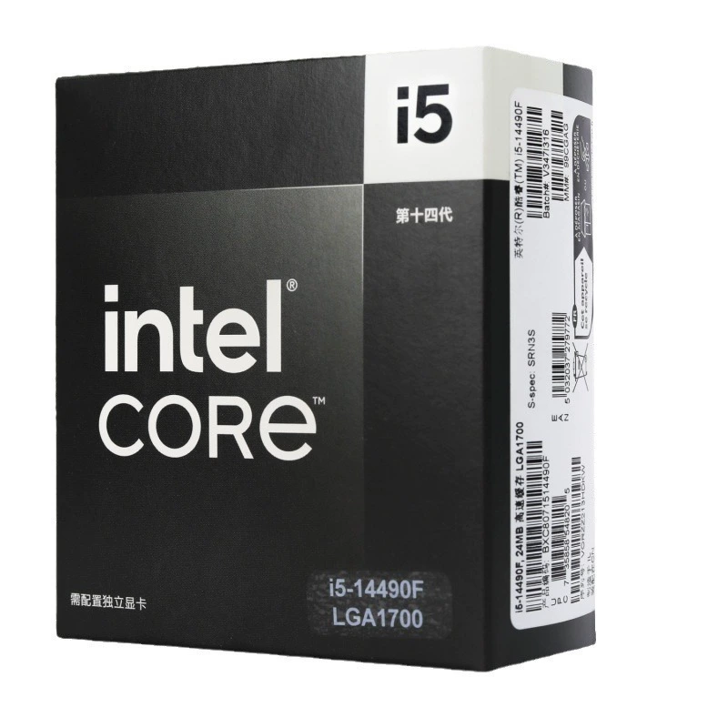 Процессор для ПК (Intel) i5-14490F — 14-е поколение, 10 ядер/16 потоков, до 4,9 ГГц, LGA1700 в коробке