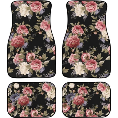 Anti-Slip – Avtomobil döşəmə paspasları - car-floor-mat-10-33444468cm-two-pairs-four-pieces-in-total