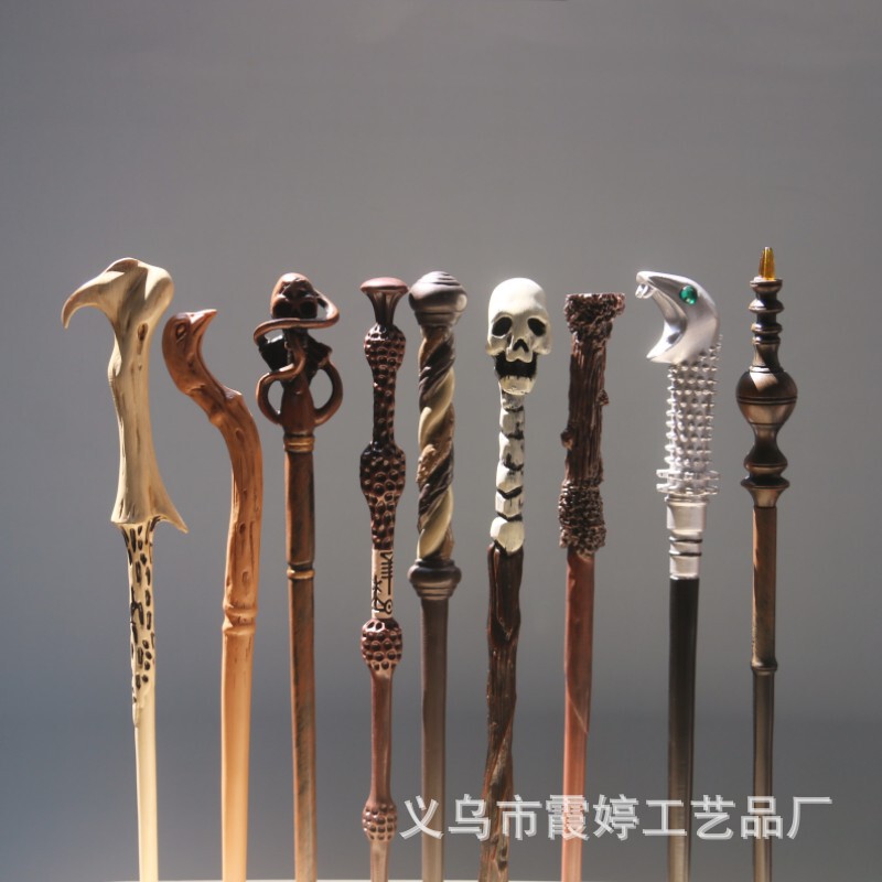 Harry Potter Wand, Hermione Magic Wand, Dumbledore Wand, Metal Core Wand, Halloween Props