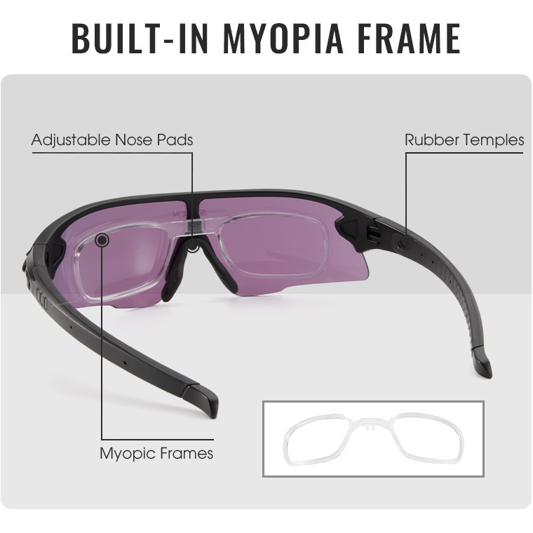 Gafas de Ciclismo Deportivas, TR90, Protección Ocular, para Bicicleta de Carretera y Deportes al Aire Libre