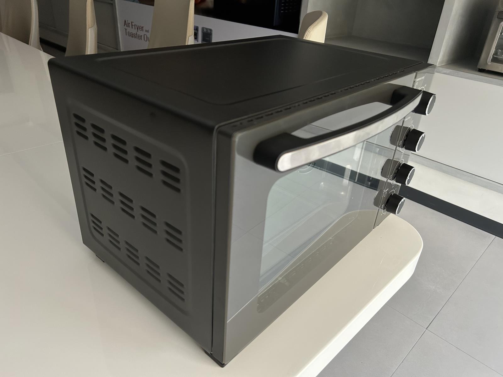 Comercio exterior horno eléctrico multifuncional 35L cuatro perillas CE certificación europea fuente fábrica directa horno doméstico KE35