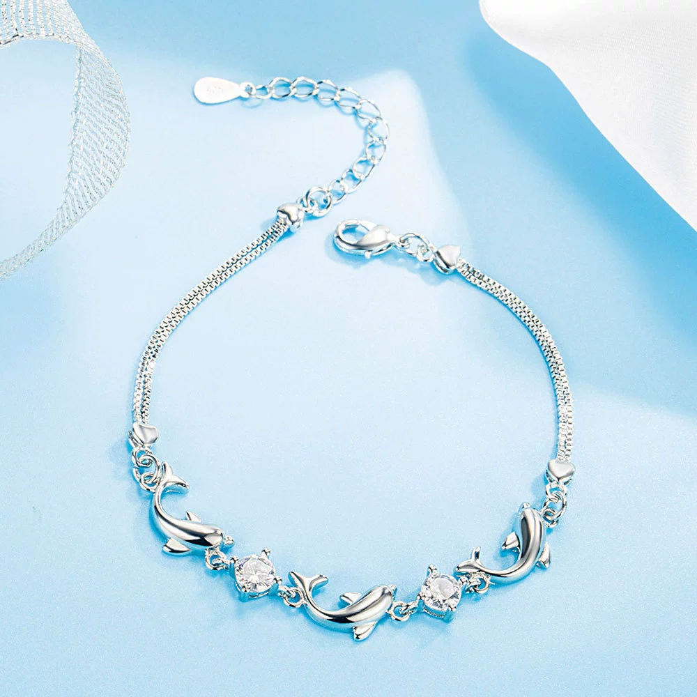 Jewelry, серебряный браслет с аметистом, цепочка для друга, подарок на день рождения