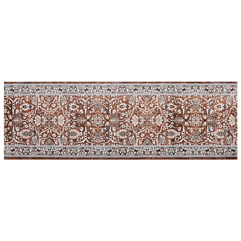 Se puede cortar pasillo pasillo pasillo sensación de alta calidad alfombra larga persa comercial sin formaldehído, resistente a la suciedad, alfombra de piso de lujo ligera para el hogar sin pegamento