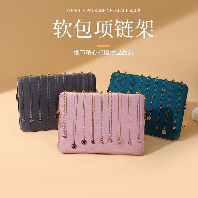 Accessories display rack earrings necklace small decorations jewelry display two-color series hanger showcase window shooting prop