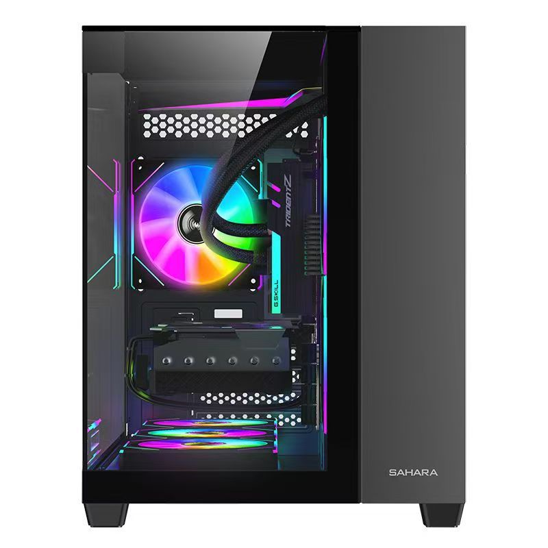 (Mito Negro Goku] 13400F Core i5 computadora host 4070 máquina de montaje de pantalla única oficina transmisión en vivo comer pollo