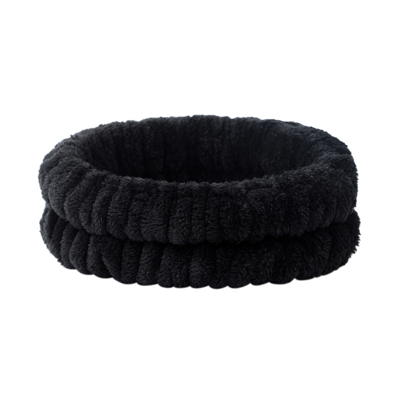 18# black hair tie with three elastics