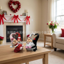 情人节小矮人树脂装饰手工情侣甜蜜周年纪念日家居餐桌装饰礼品