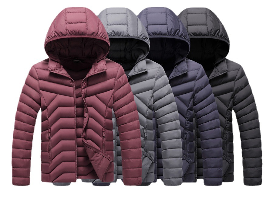 Chaqueta acolchada de algodón transfronteriza para hombres de invierno forrada de lana más tamaño para hombres de costilla de algodón acolchado abrigo raqueta de algodón acolchado fábrica al por mayor 2657