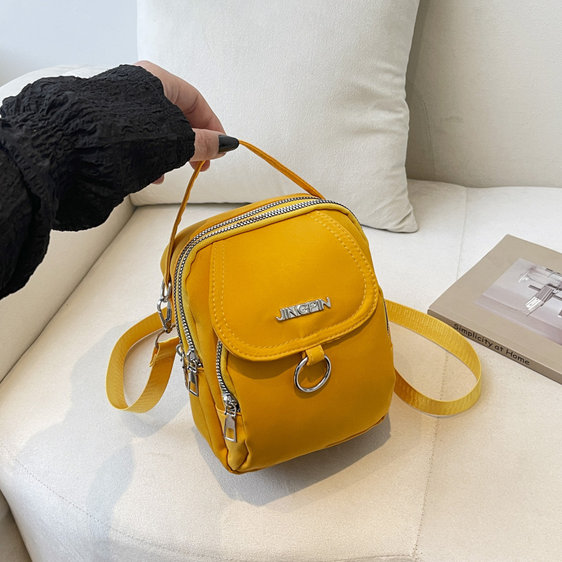 Fashionable Single-Shoulder Crossbody Bag, New Style Mobile Phone Small Square Bag, Trendy Water-Repellent Nylon Bag, Casual Women's Handbag Fashionable Single-Shoulder Crossbody Bag, New Style Mobile Phone Small Square Bag, Trendy Water-Repellent Nylon Bag, Casual Women's Handbag