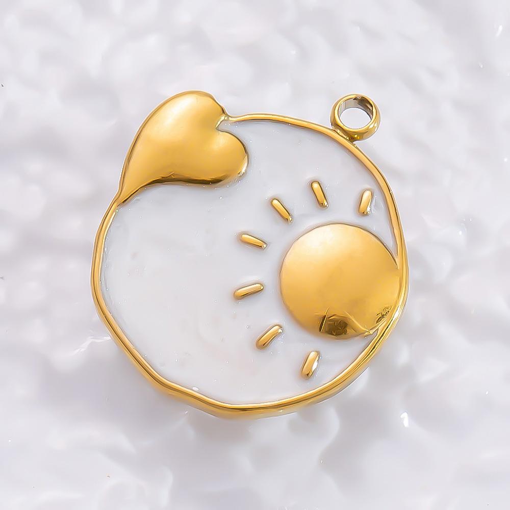 6g Weight 0.03µm-0.05µm Gold Plating Thickness PVD Coated Gold Plating Process Pendant Jewelry Making Type 18.11*16.83mm Jewelry Making Size 18K Real Gold Plated Plating Material Rhinestones Inlay Material 1 Piece Quantity 304 Stainless Steel Material Moon, Tree, Heart Shape Pattern IG Style Style Waterproof Non Tarnish, Inlay Craft 1 Piece 18.11*16.83mm 304 Stainless Steel Zircon PVD Coated Real Gold Plated Moon Tree Heart Shape Polished Pendant DIY Jewelry Accessories 17