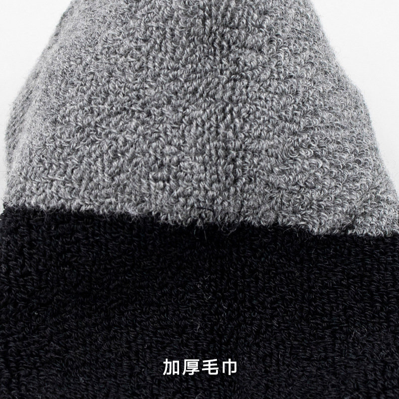 Deportes barco Calcetines de los hombres de corte bajo de la parte superior del talón antideslizante invisible engrosada Terry sudor-absorbente transpirable correr calcetines transfronterizos