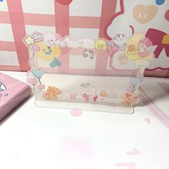 新款雙人小卡無屬性亞克力相框拍立得3寸照片愛豆展示插卡立牌