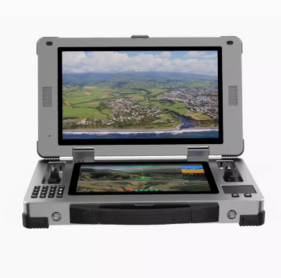 JMRRC G21双屏无人机地面站自定义按键旋钮摇杆电容触屏双切换