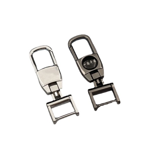 创意金属锌合金汽车钥匙扣男女士简约钥匙链防丢个性腰挂饰品批发