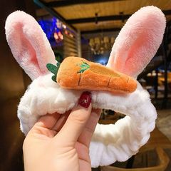 コーラルベルベット洗顔ヘッドバンドかわいい動物ファッションヘアアクセサリーヘッドバンド卸売洗顔アーティファクトヘッドバンド