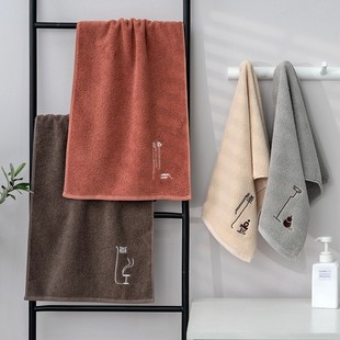 Chinese Style Pure Cotton Towel Zen Towel Soft and Skin-Friendly All-Cotton Towel Gift Towel Wholesale Absorbent