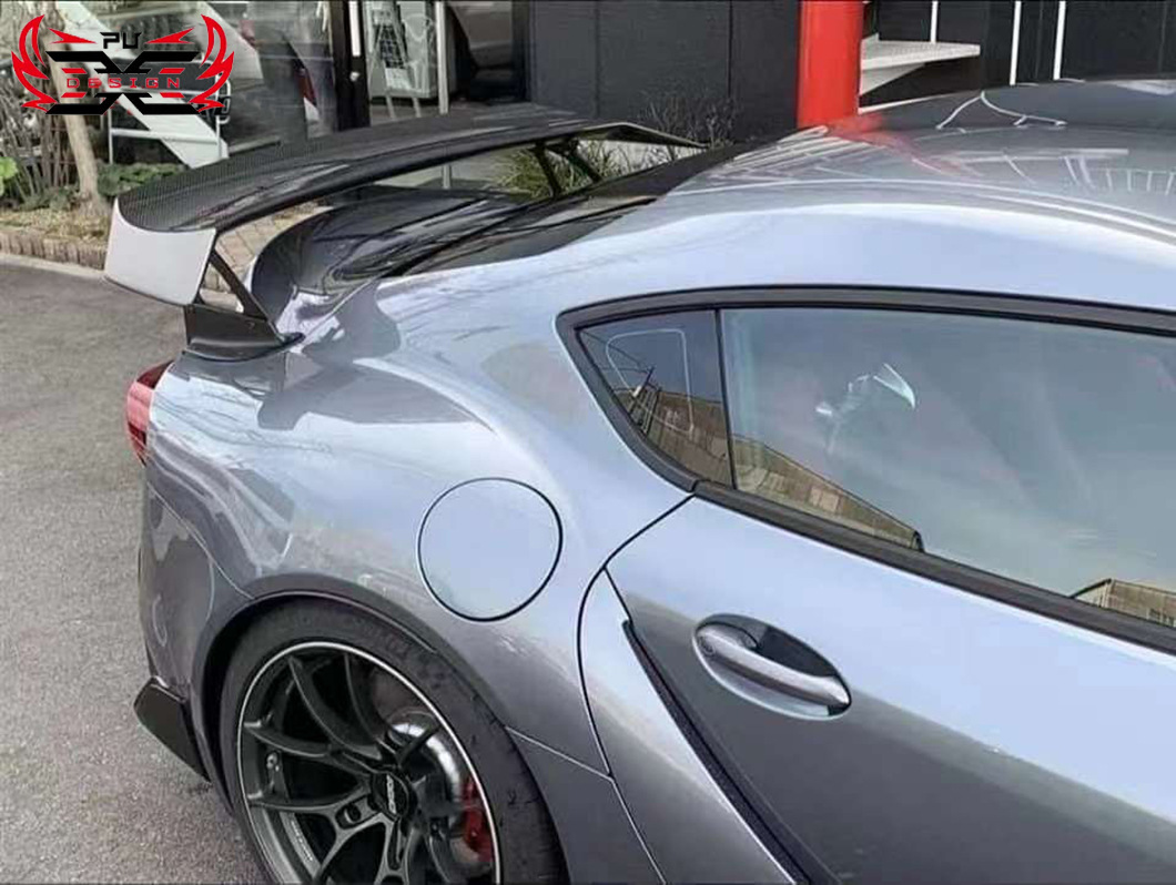 Suitable for Toyota Supra A90 A91 Bumper Modification Vol Decorative Rear Wing Dry Carbon Fiber Mk5 Spoiler