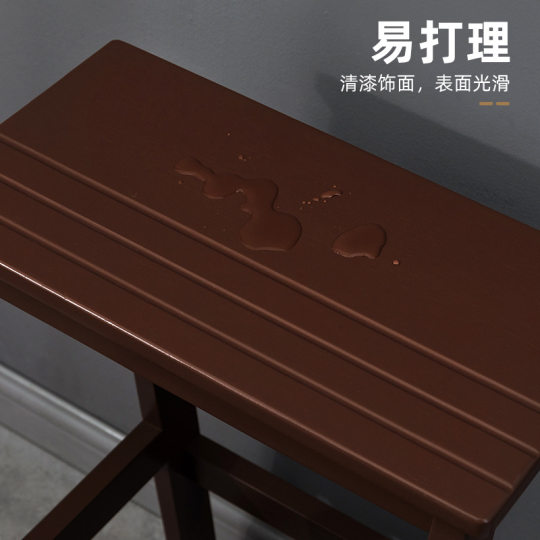 Solid Wood Ladder Household Ladder Folding Ladder Indoor Ladder Stool Can be used as Chair Multifunctional Ladder Stair Step Ladder