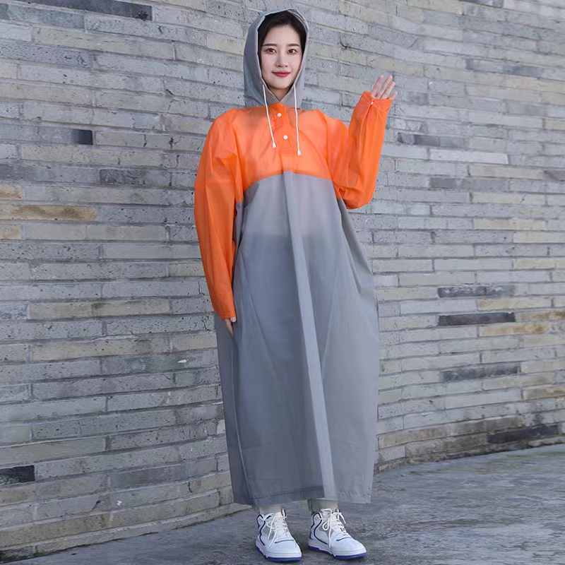 일회용 보호 비옷 비바람 방지 전신 긴 자전거 남녀 원바디 야외 등산 판초