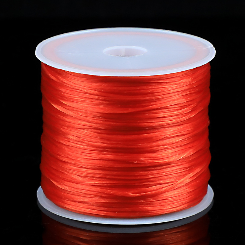 Fabricantes al por mayor línea elástica plana cuerdas elásticas cuerdas de goma cristal línea elástica perla línea de jade