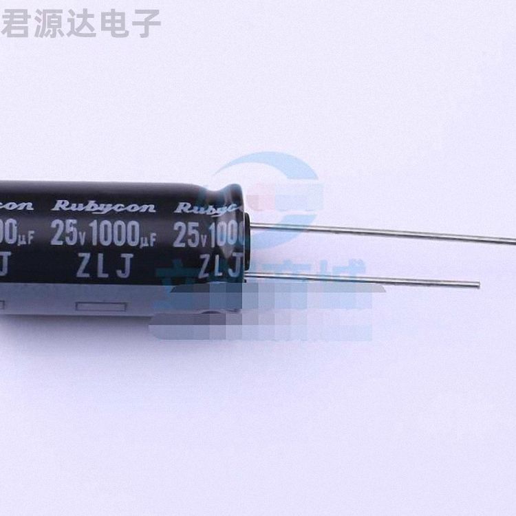 25ZLJ1000M10X20描述1000uF 25V电解电容器