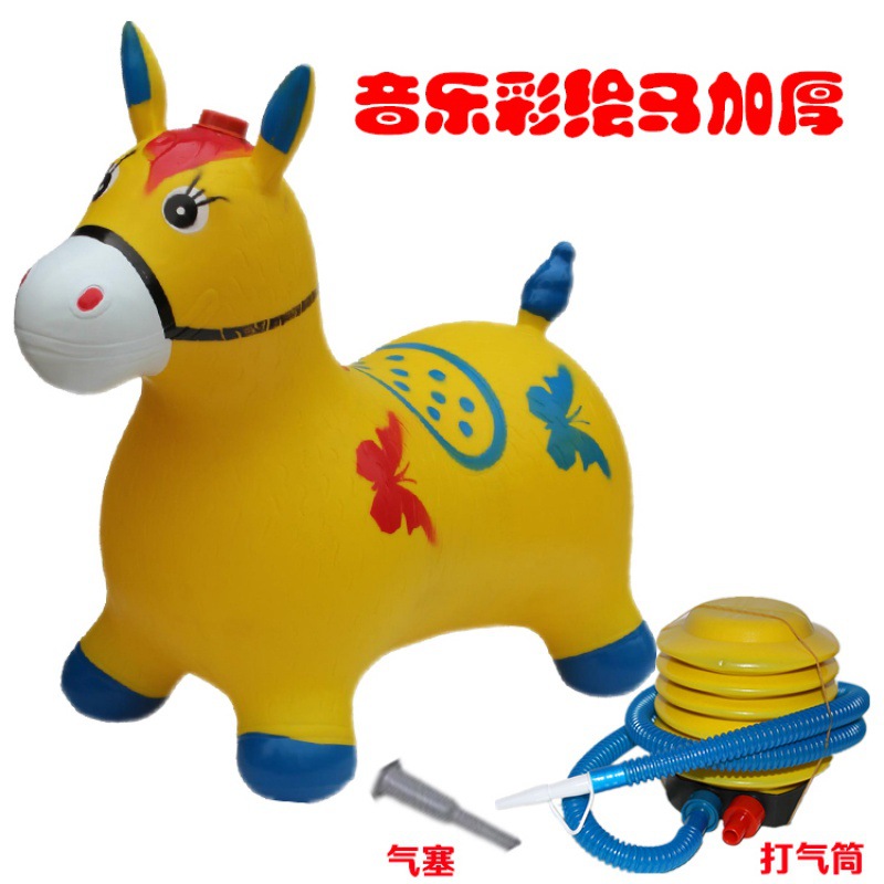 Bright yellow musical color yellow horse single