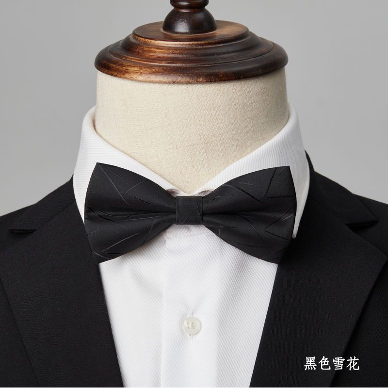 검은색 눈송이 나비넥타이♢