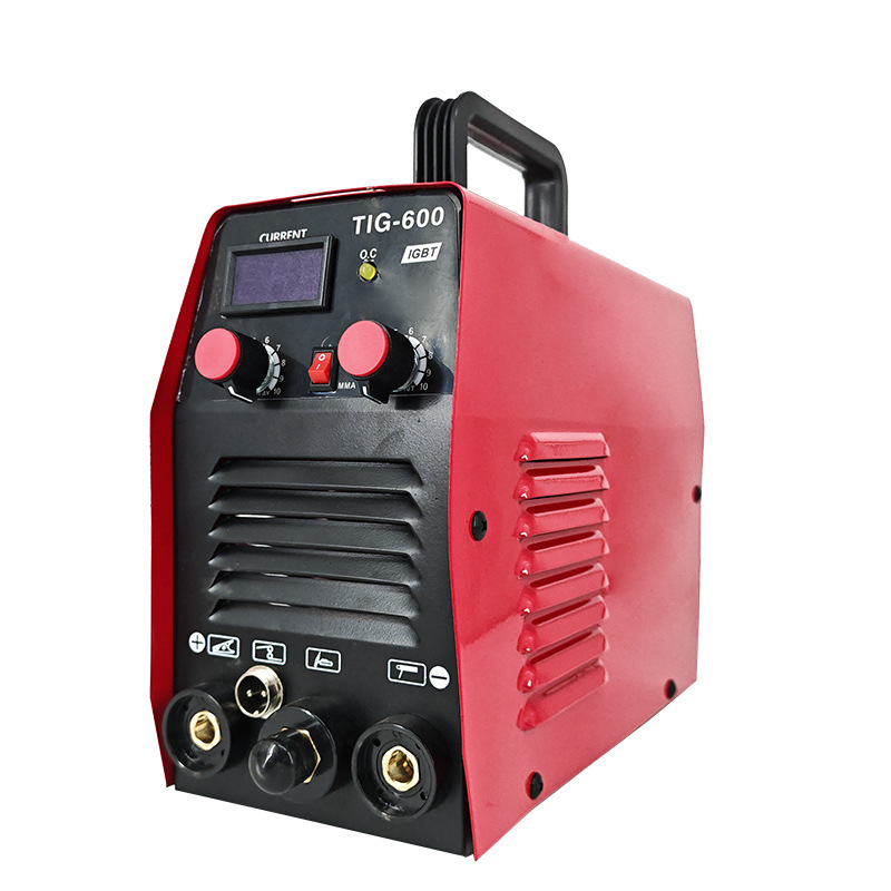 220v nueva máquina de soldadura eléctrica genuina pequeña portátil para el hogar, máquina de soldadura eléctrica con pantalla digital inteligente completa para la disipación de calor de hoja grande