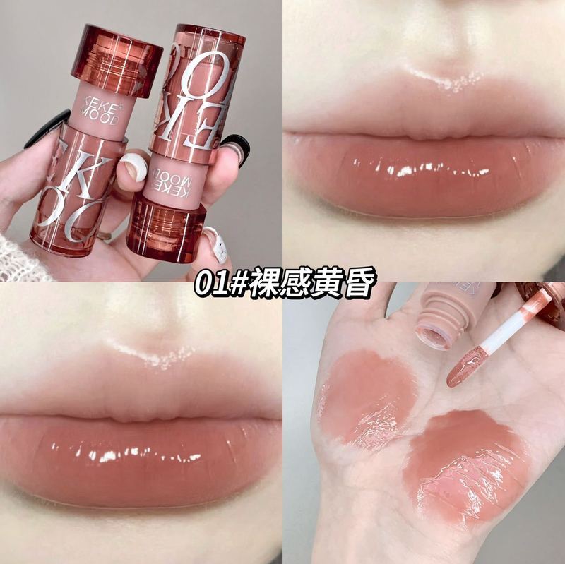 kekemood波塔唇蜜轻盈镜面水光秋冬唇釉低饱和口红纯欲素颜学生党|undefined