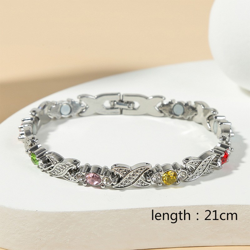 Simple Style Solid Color Magnet Metal Wholesale Bracelets display picture 1