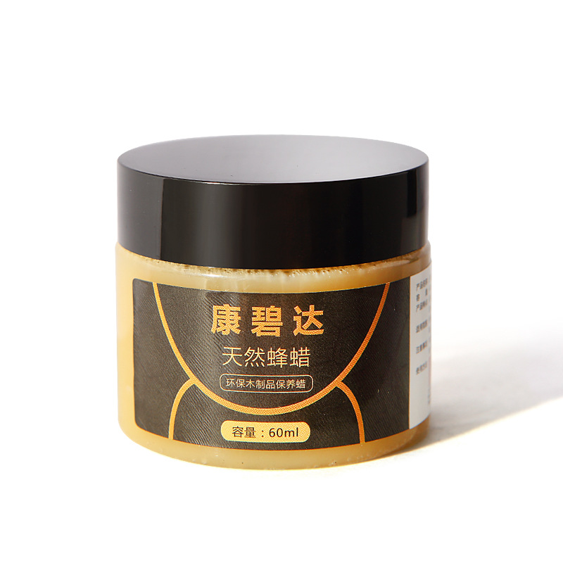 En stock suministro de muebles de madera maciza pulido piso cuidado natural cera de abejas mantenimiento pulido brillo resistente al desgaste cera impermeable