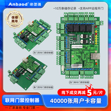 热卖联网门禁控制器单门L01门禁联网考勤L02双门支持手机APP远程