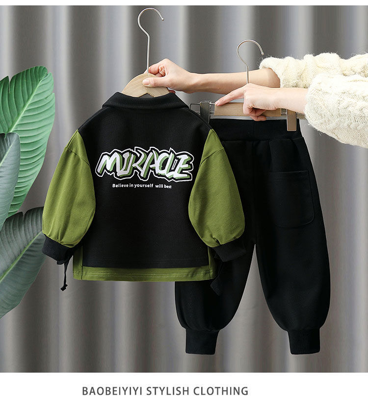 Dress 2023 Nye gutte- og høstsportsklær Barnas vårgensermote_voghion.com