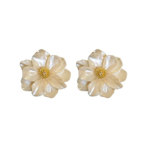 2025 Flower Tassels No Piercing Mosquito Repellent Earrings for Women, Lightweight Luxury High-End Pain-Free Bone Earrings