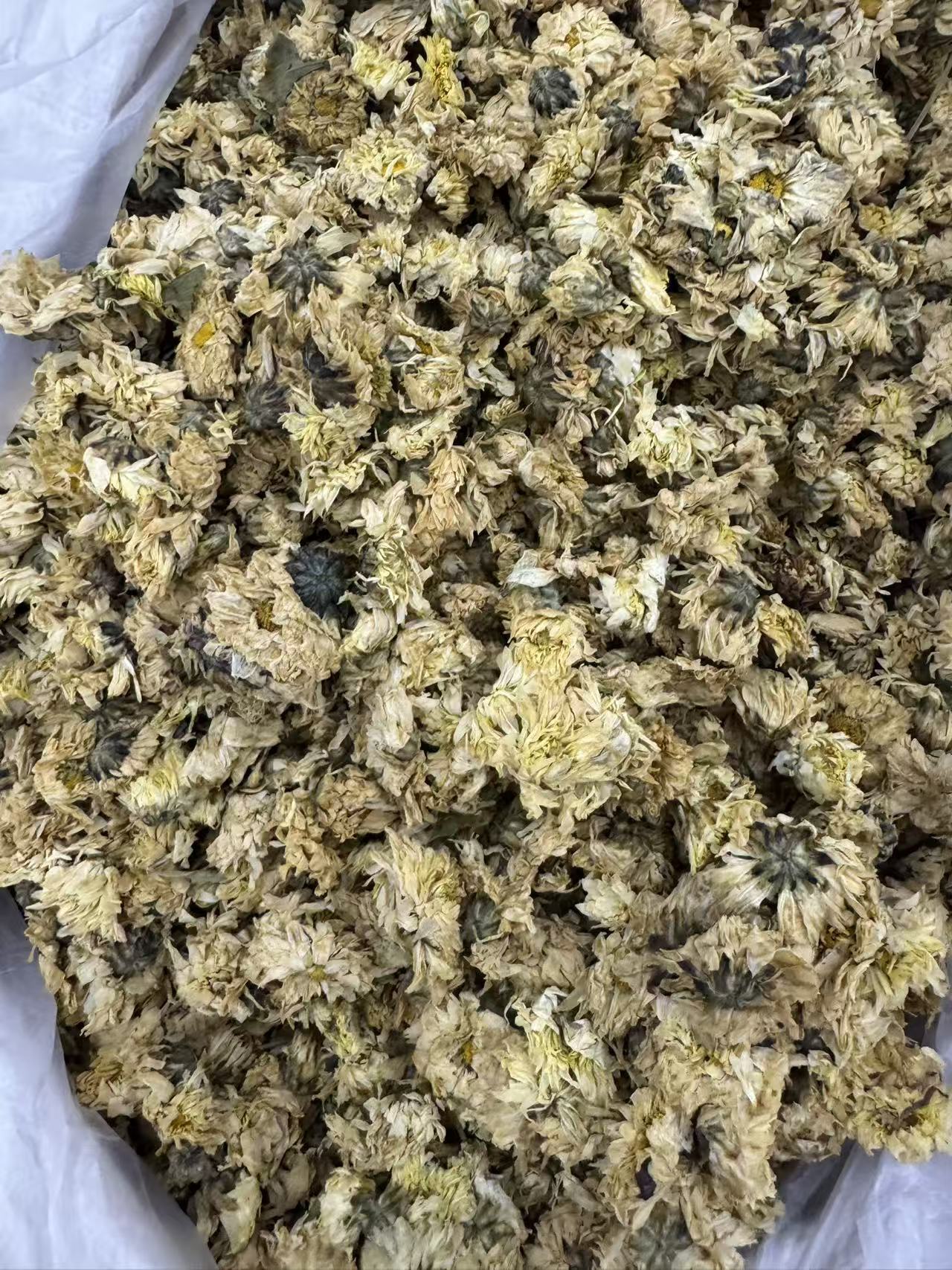 Dried Chrysanthemum Flowers Ju Hua Loose Herbal Tea 1000g Bulk Bag Sun Dried Whole Blossoms specifications