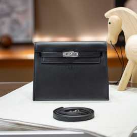 爆款Evercolor头层牛皮跳舞包22cm防伪烫压真皮百搭手提斜挎女包.