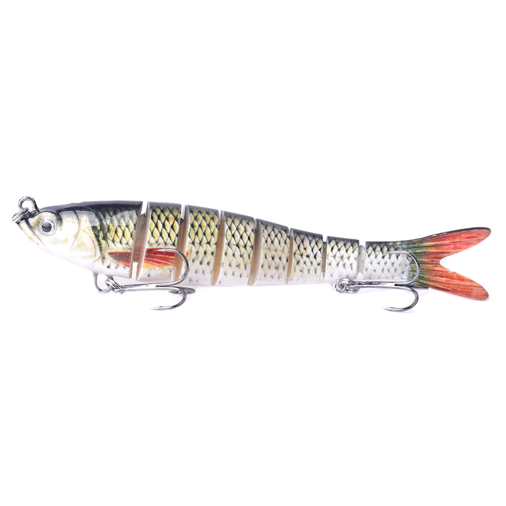 Многоштоковая рыбалка swimbait приманка 14 см 26 г, 8-сегментная тонущая имитация леща