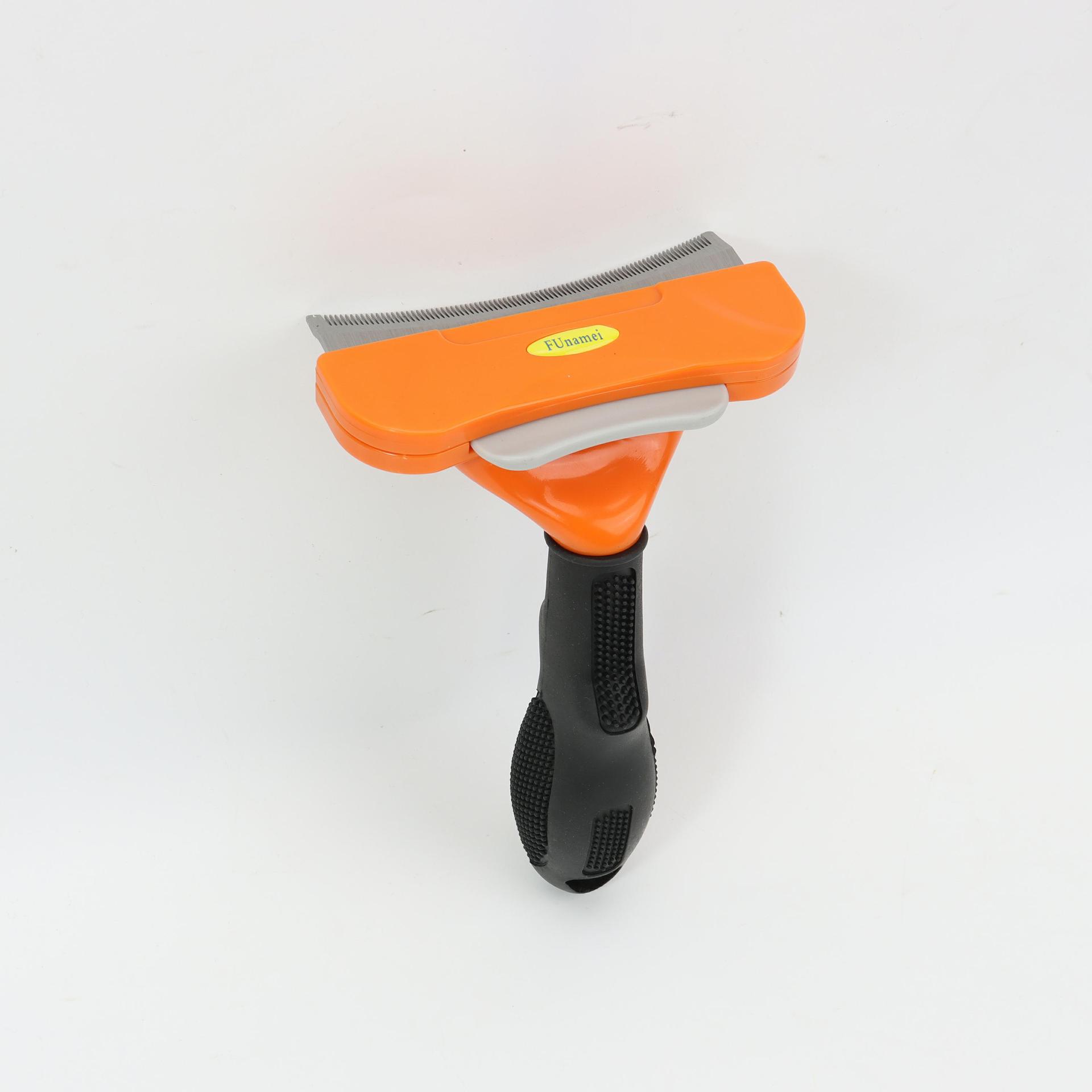 Popular tres generaciones de peines para mascotas, perros, gatos, depiladores, peines de depilación, productos de limpieza, gatos