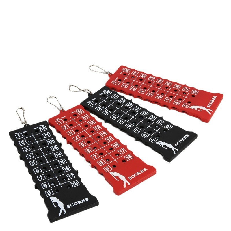 Máy ghi điểm golf 18 lỗ PGM dạng thanh vuông, nhỏ gọn — JFQ002 thanh ghi điểm (màu ngẫu nhiên)