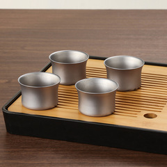 唐風純チタン茶器純チタン家庭用ティーカップオフィスルーム