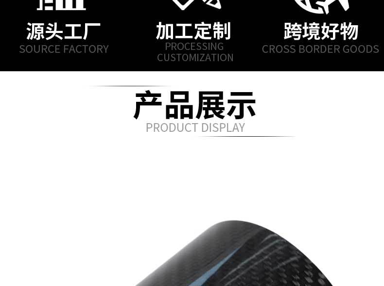 Suitable for Bmw Minicoopers Car Tailpipe Rfjcw Carbon Fiber Modified Exhaust Pipe Tailpipe