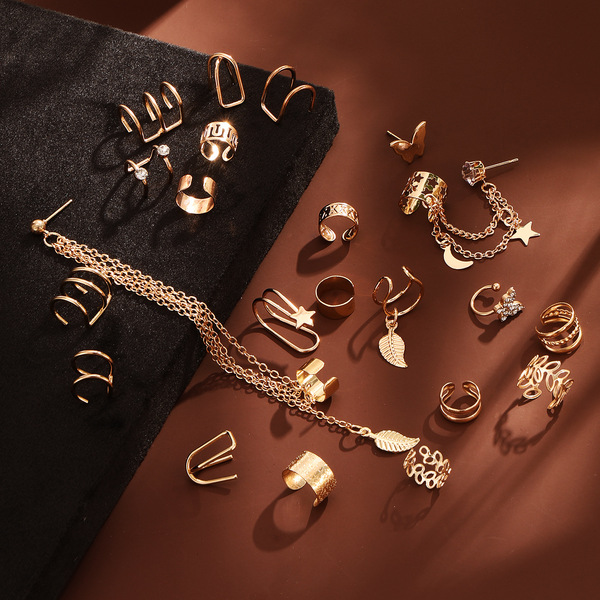 brand small design ear clips