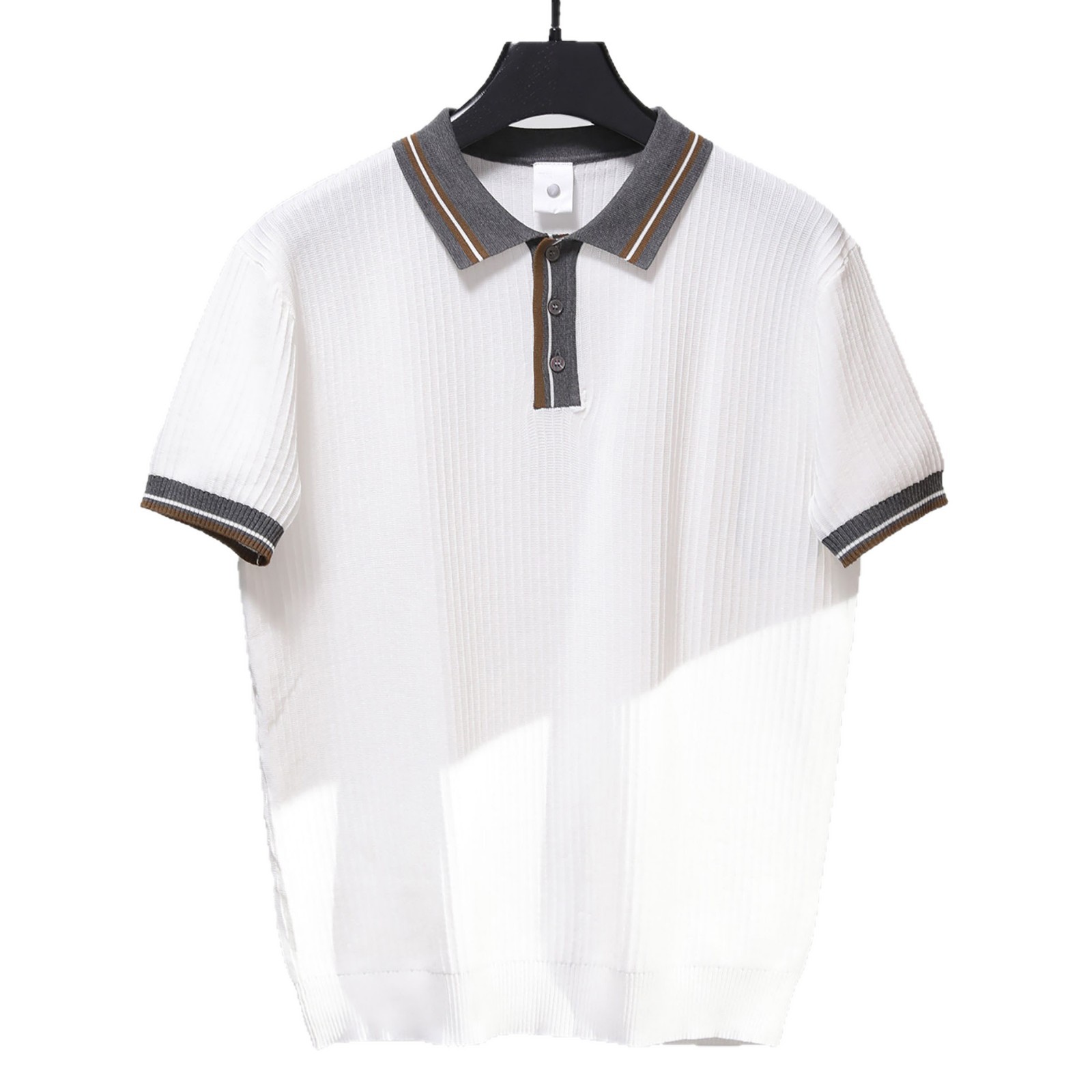 Camisas de polo de manga corta, camisetas de punto, camisetas comerciales de color, comercio exterior transfronterizo al por mayor