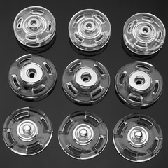 隱形暗扣紐扣高檔百搭大衣毛衣開衫女大號子母扣透明扣子摁扣按扣